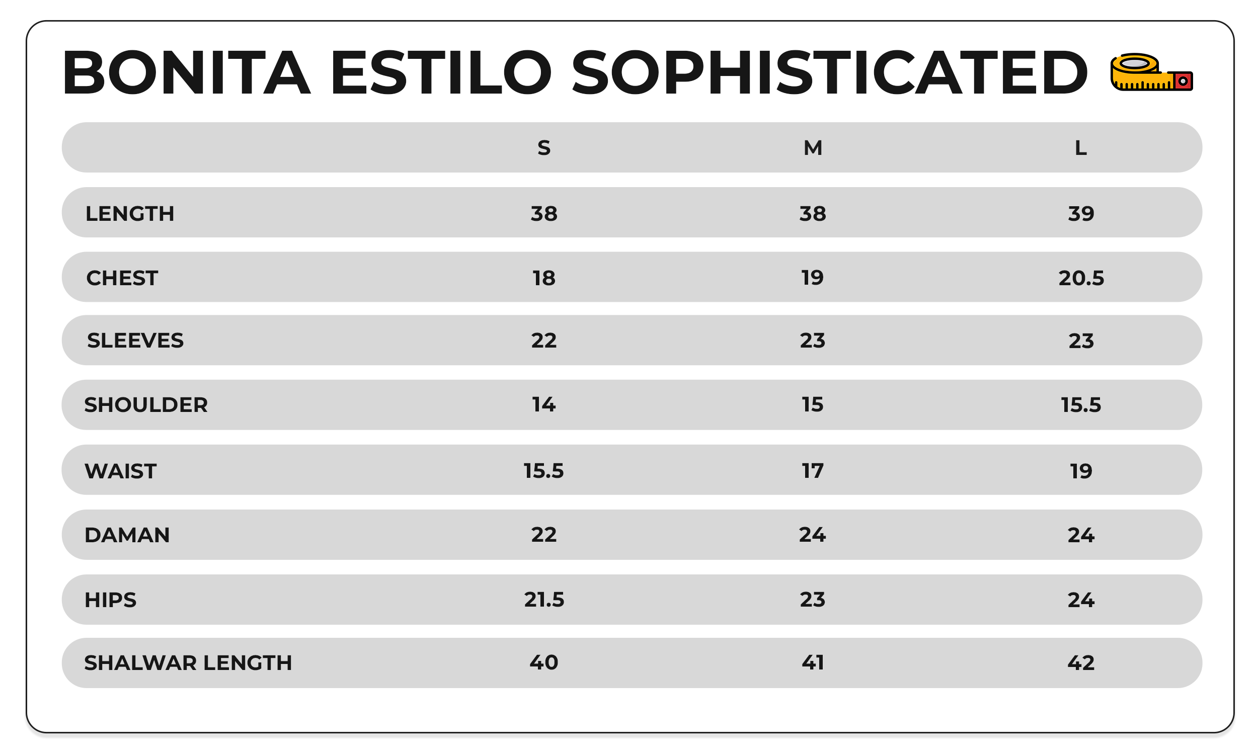 Size Chart Image