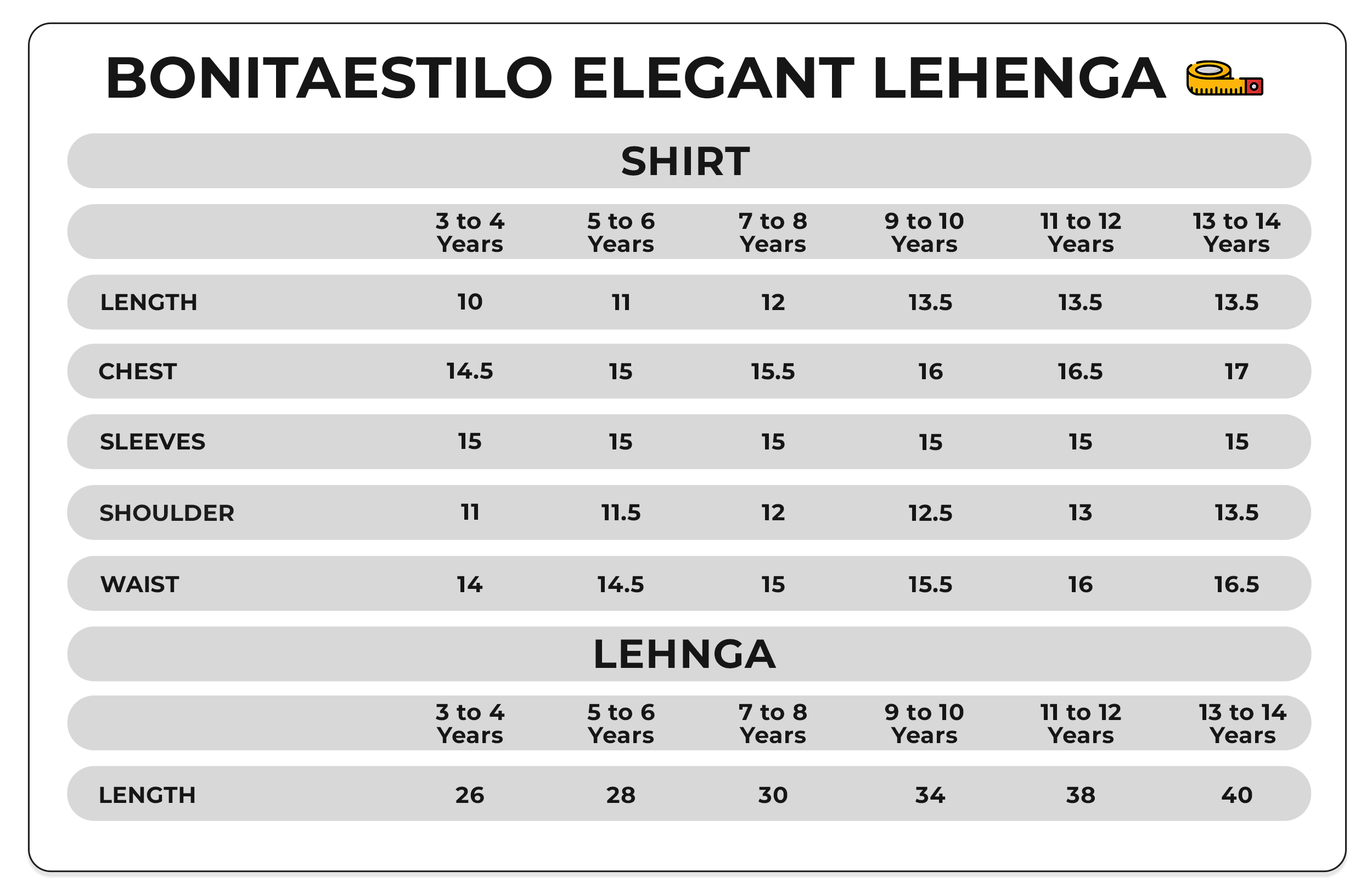 Size Chart Image