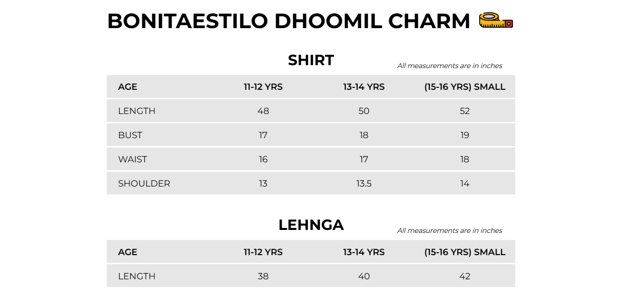 Size Chart Image