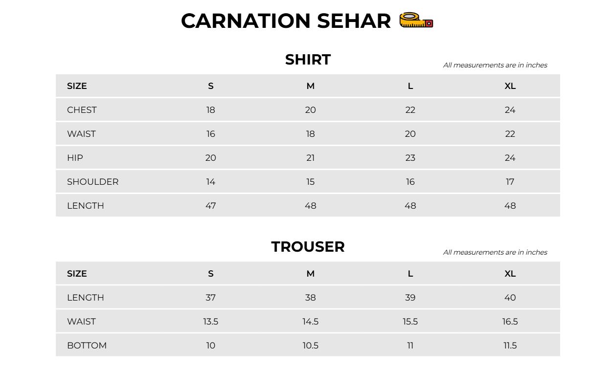 Size Chart Image