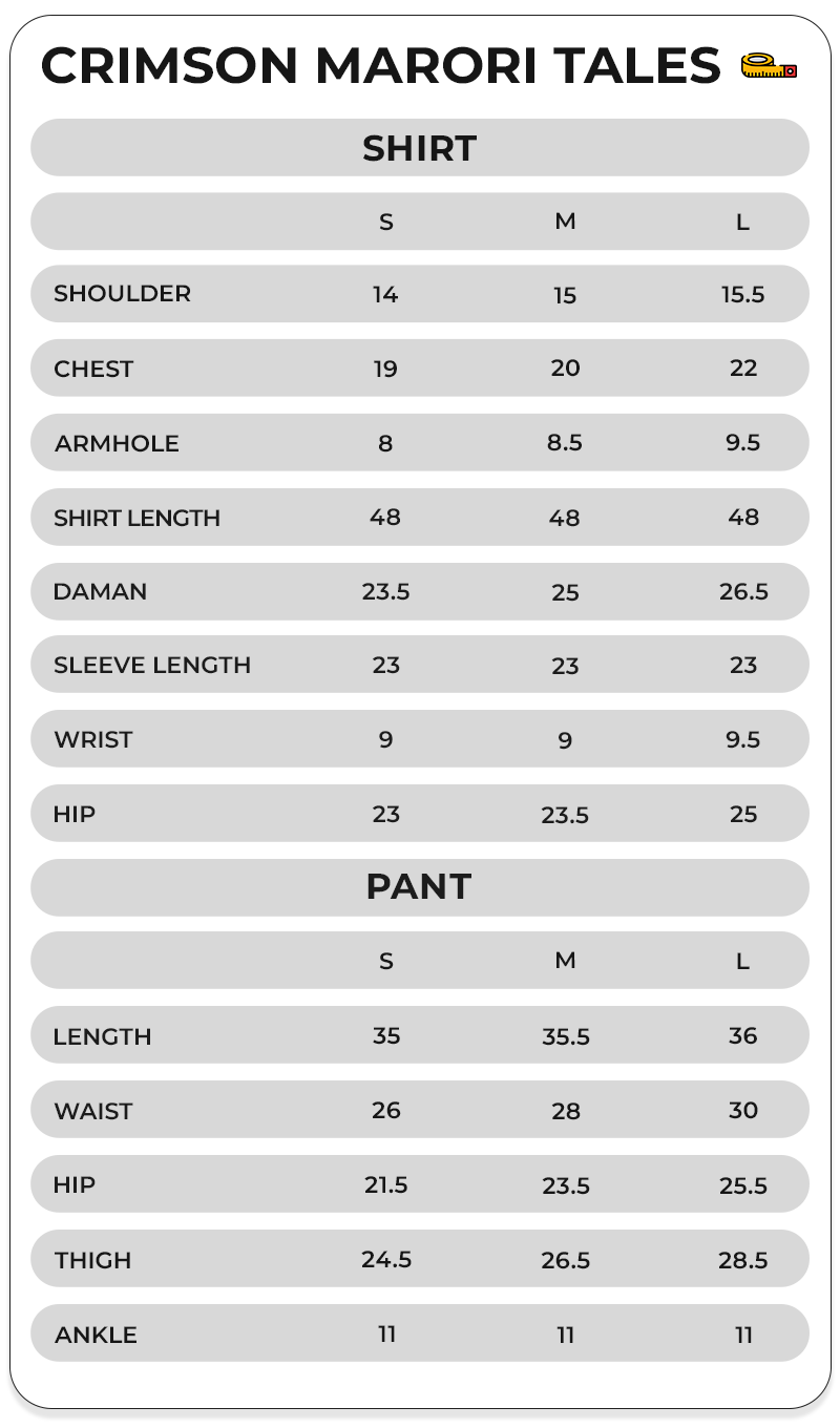 Size Chart Image