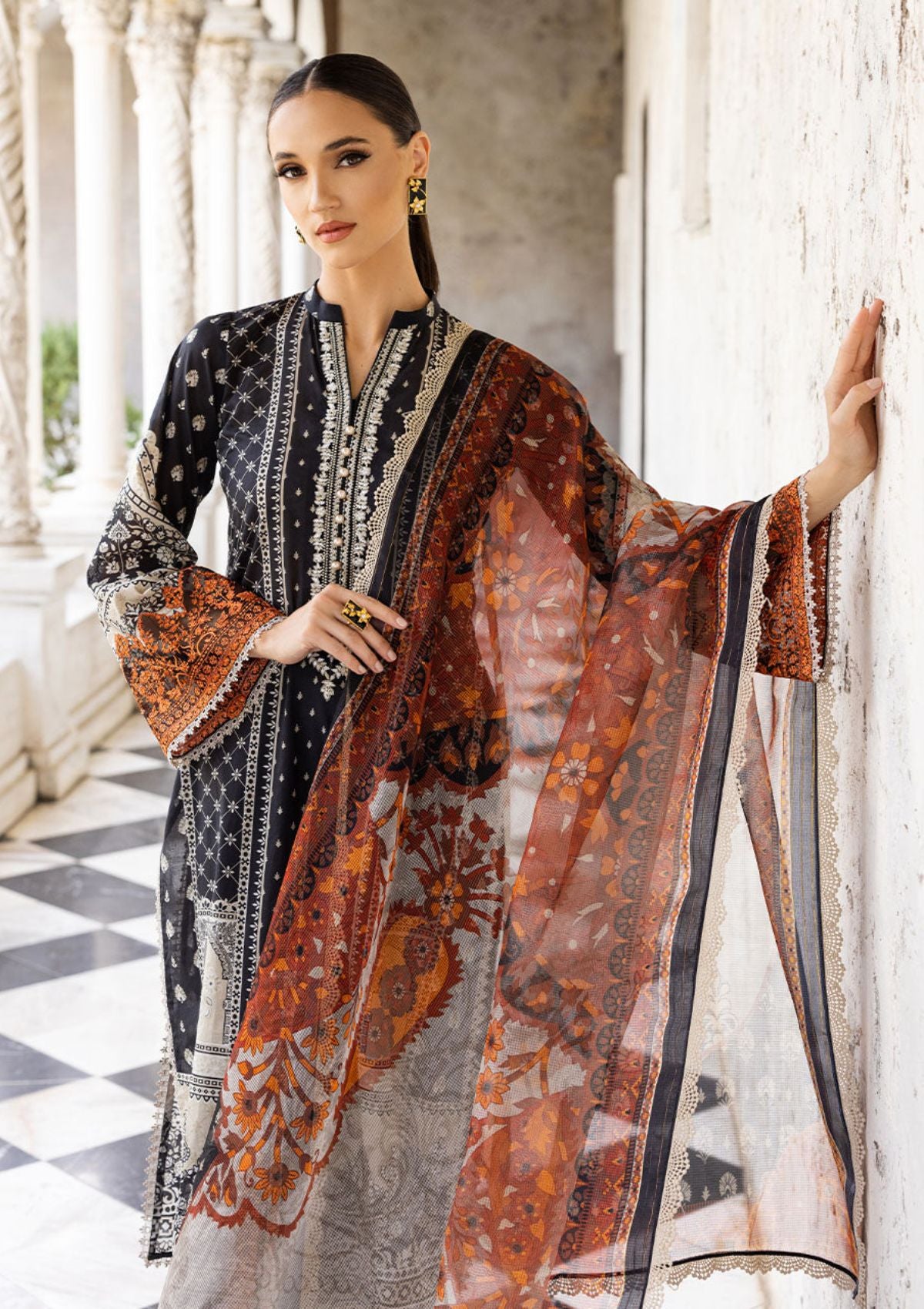 Lawn Collection - Zainab Chottani - Tahra - ZCT#9A - CELESTIAL BLISS