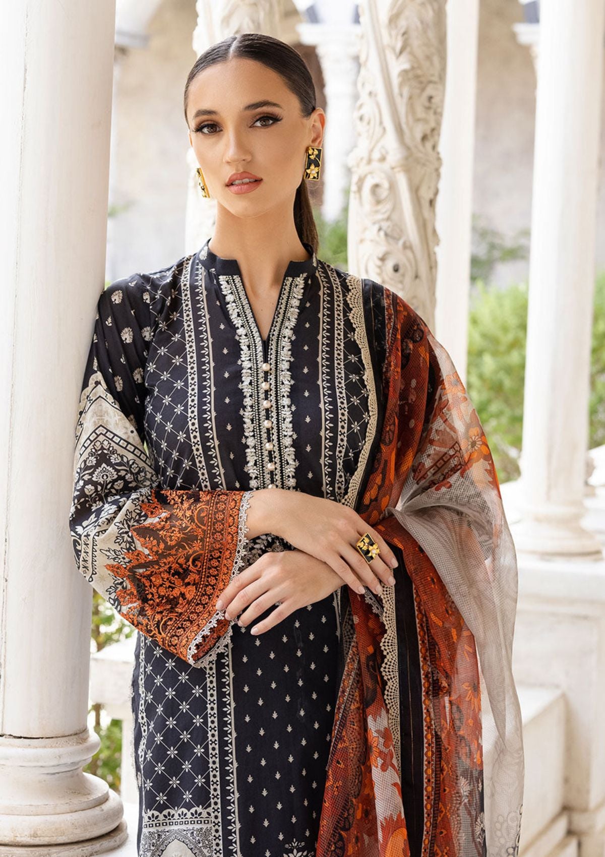 Lawn Collection - Zainab Chottani - Tahra - ZCT#9A - CELESTIAL BLISS