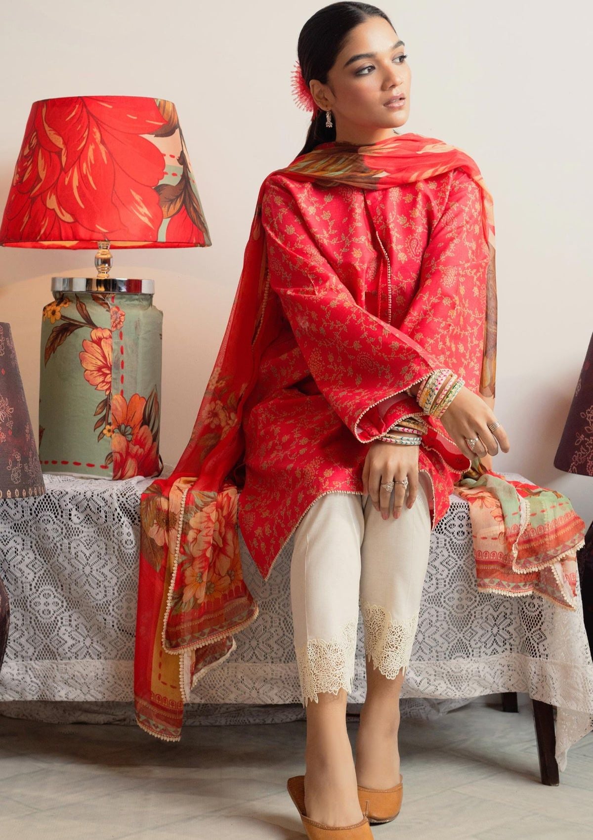 Lawn Collection - Zara Shahjahan - Coco - Prints - CP24#08 - Chambeli