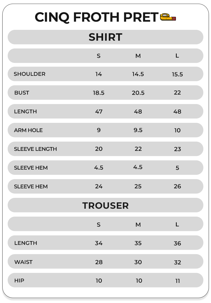 Size Chart Image