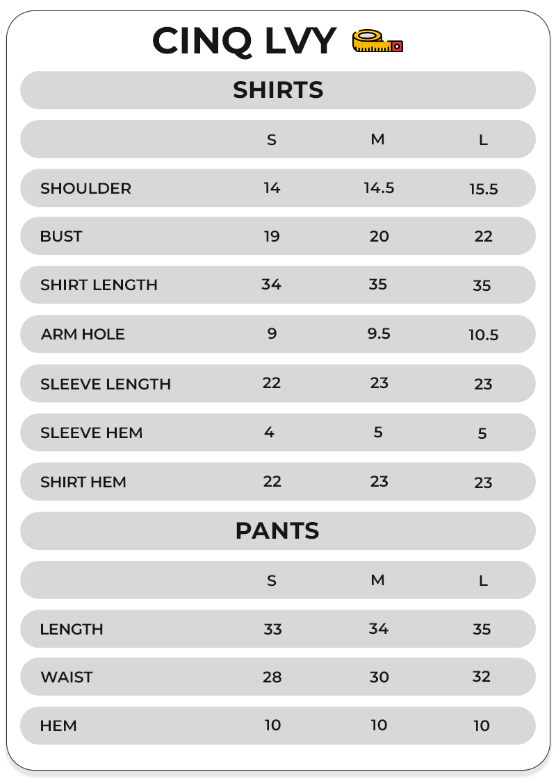 Size Chart Image