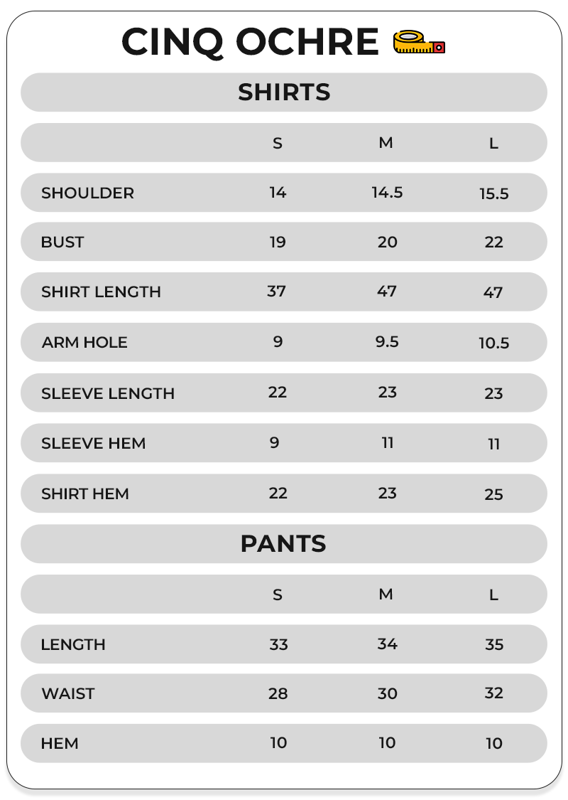 Size Chart Image