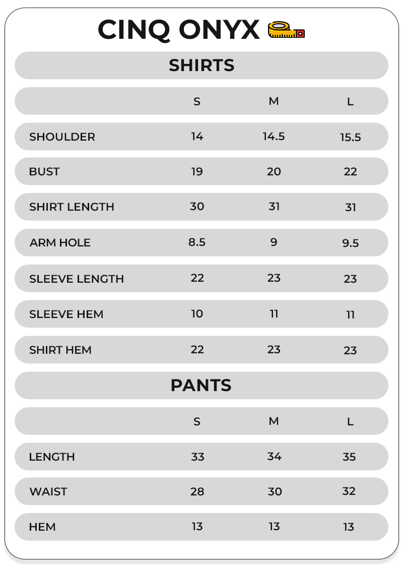 Size Chart Image