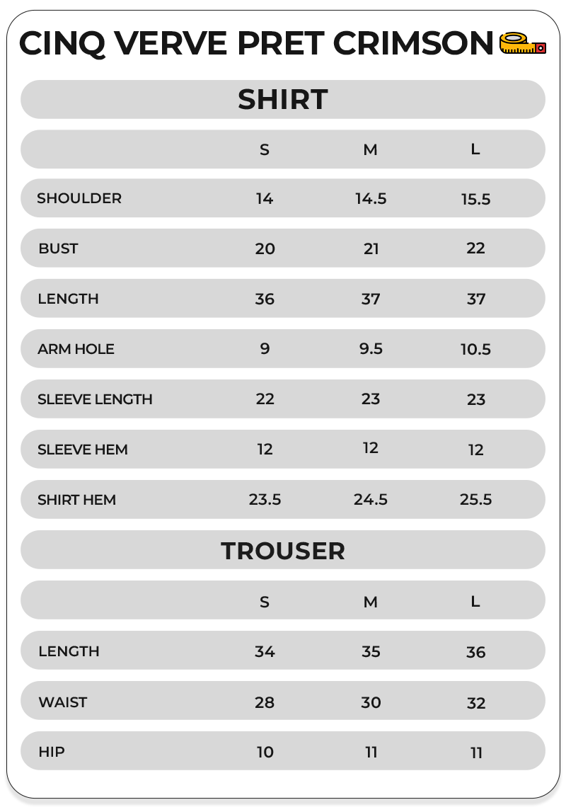 Size Chart Image