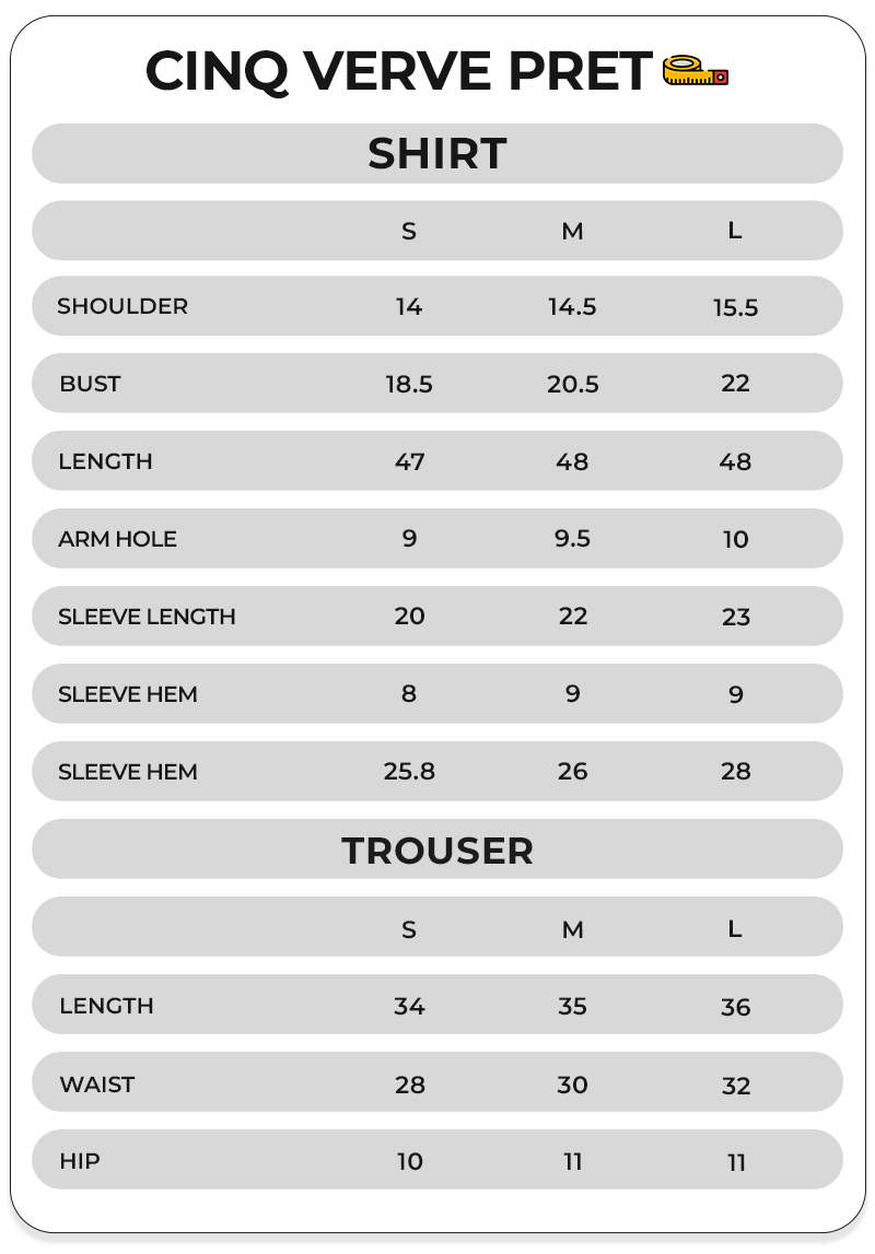 Size Chart Image