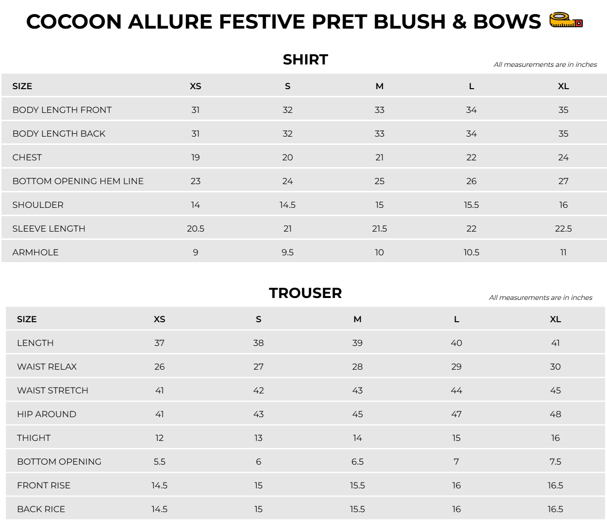 Size Chart Image