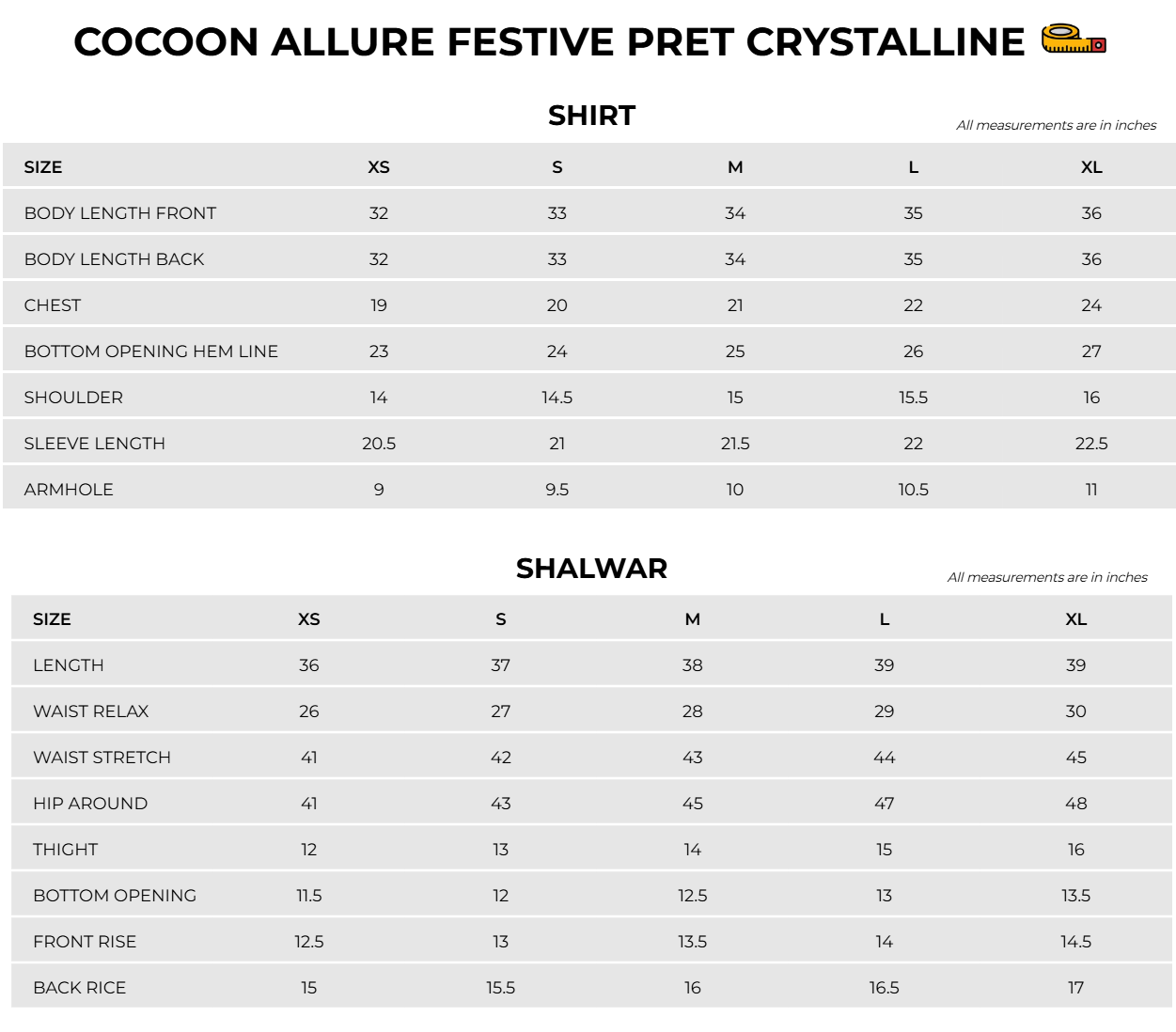 Size Chart Image
