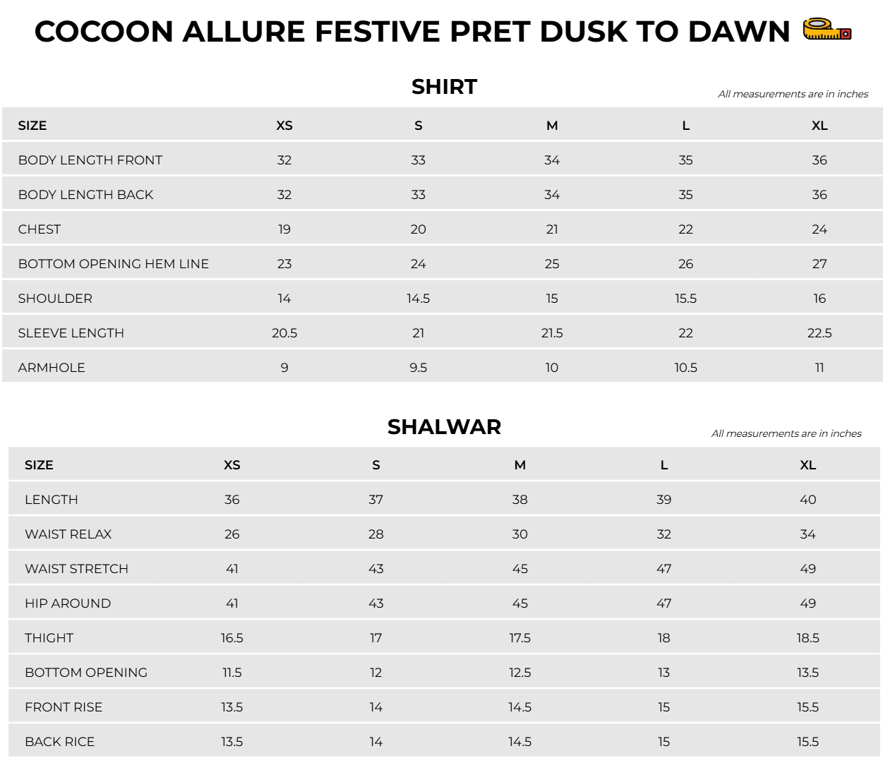 Size Chart Image