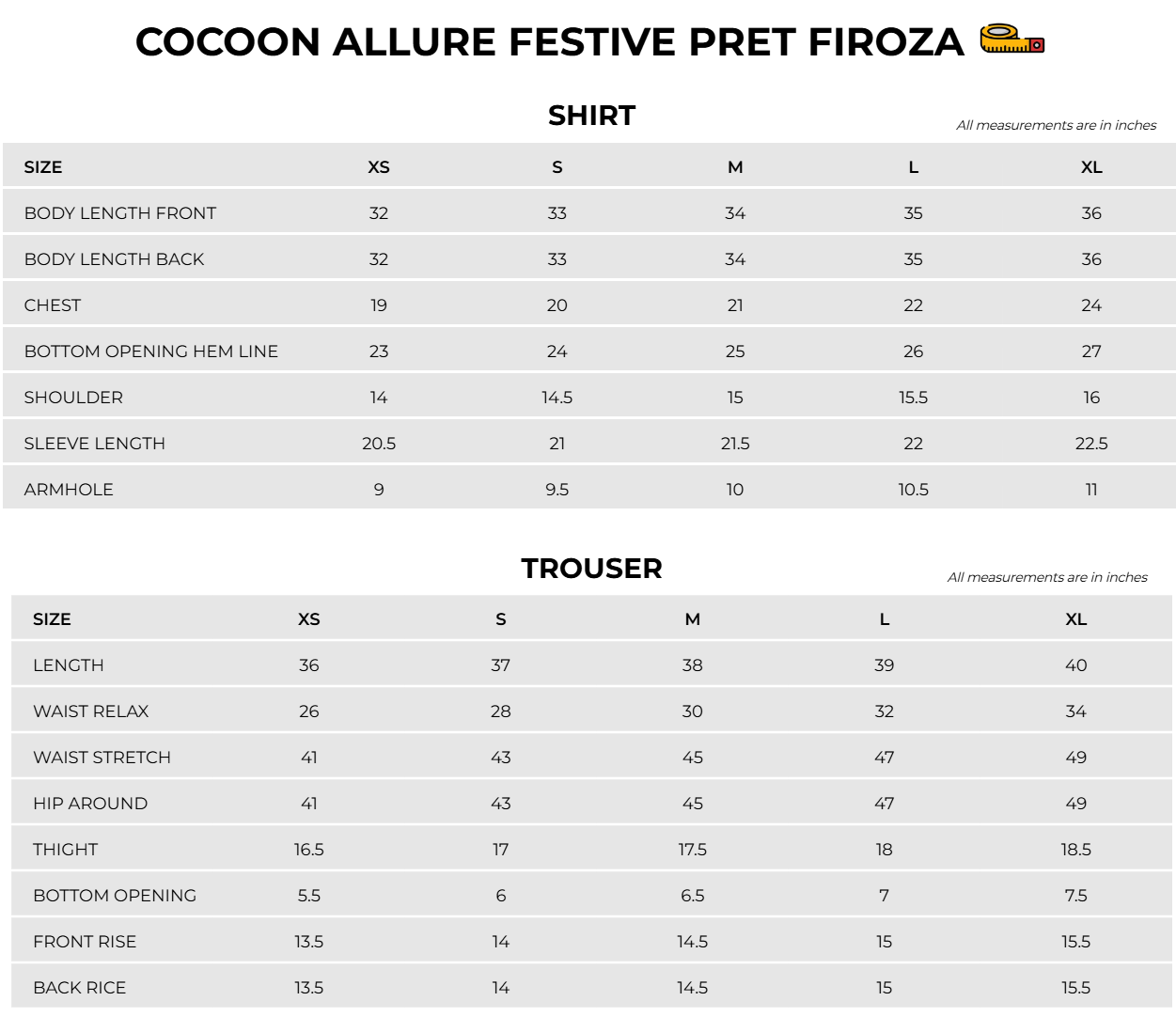 Size Chart Image