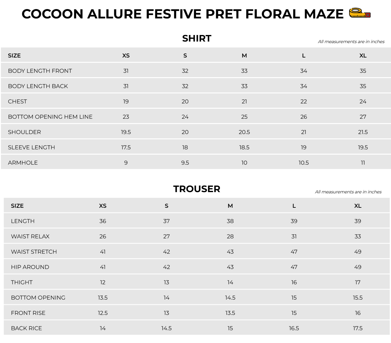 Size Chart Image