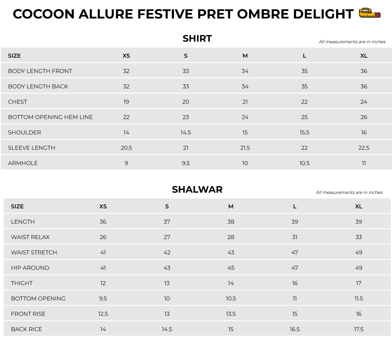 Size Chart Image