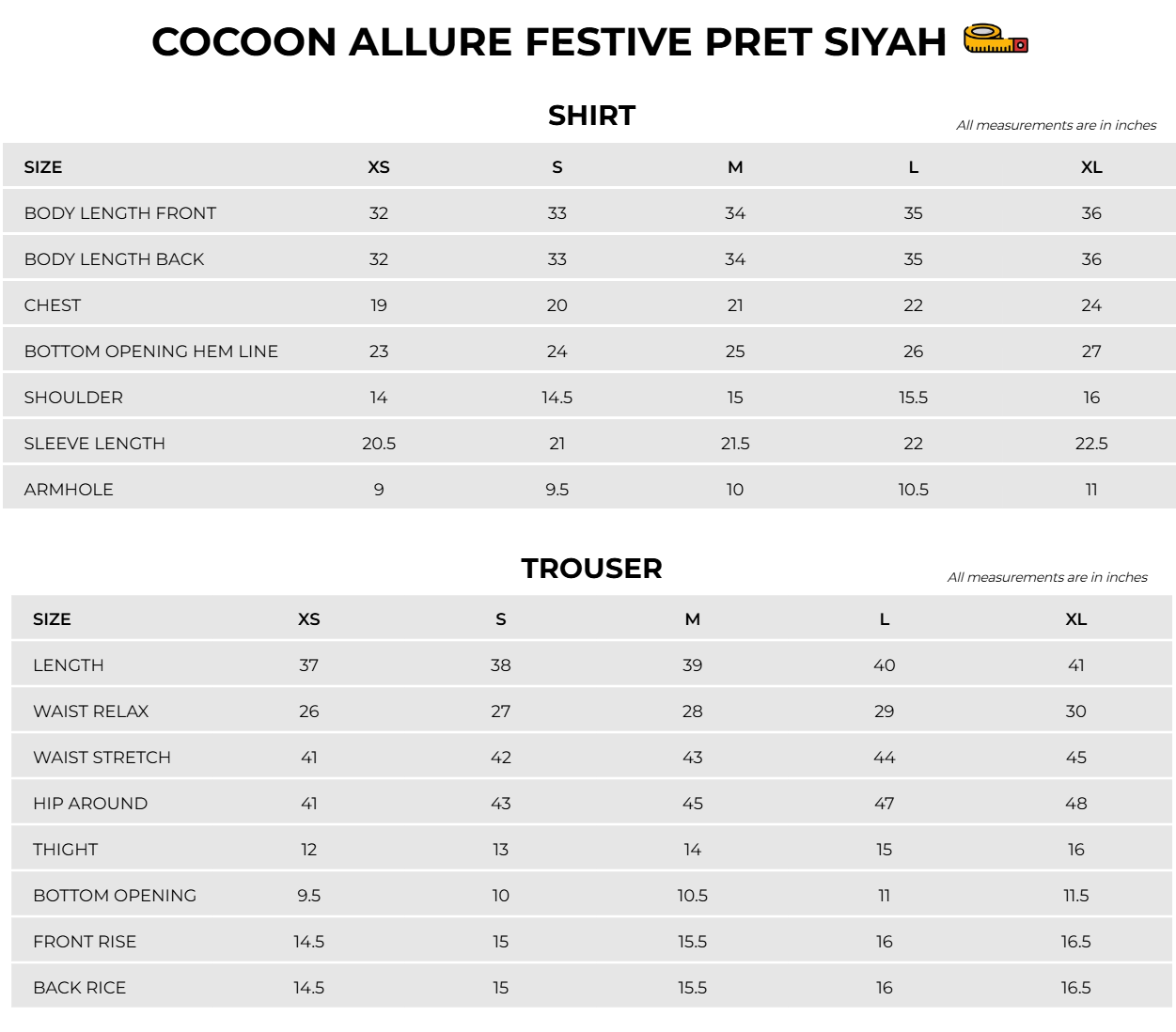 Size Chart Image