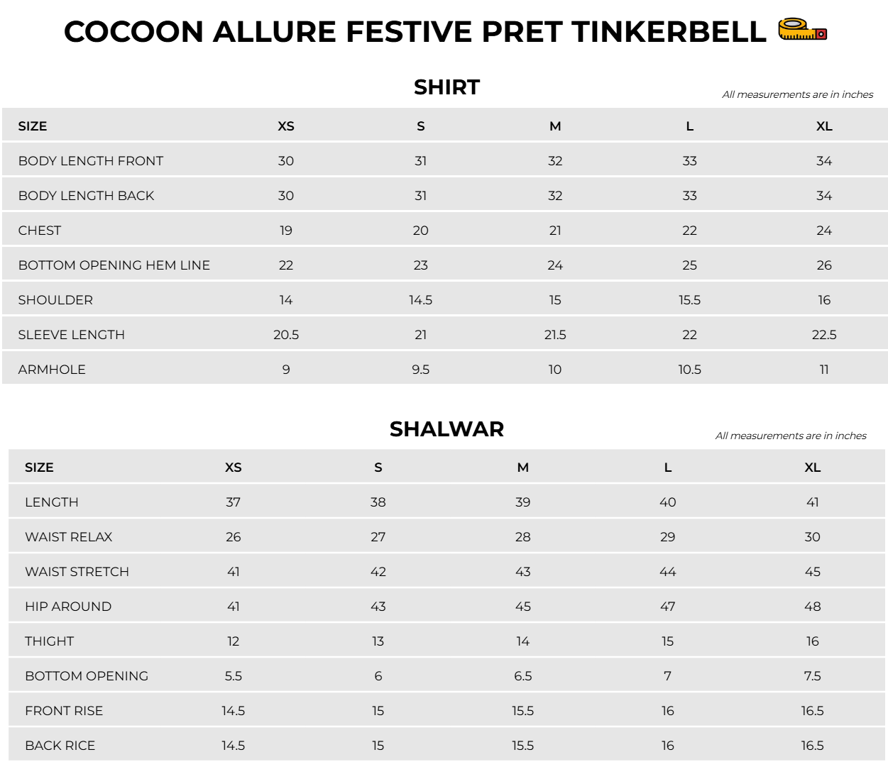 Size Chart Image