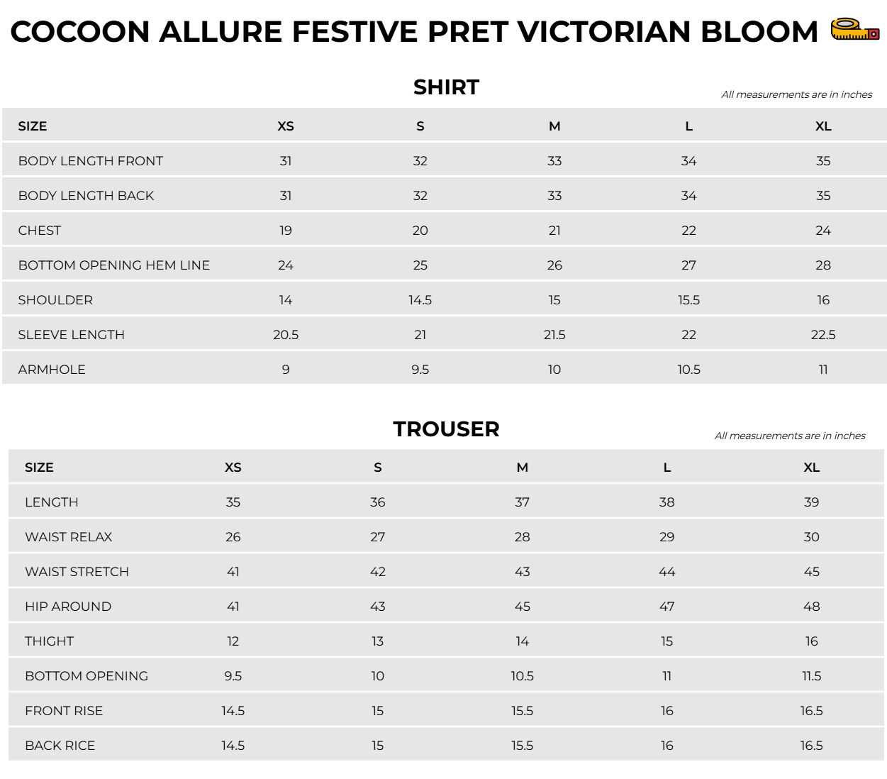 Size Chart Image