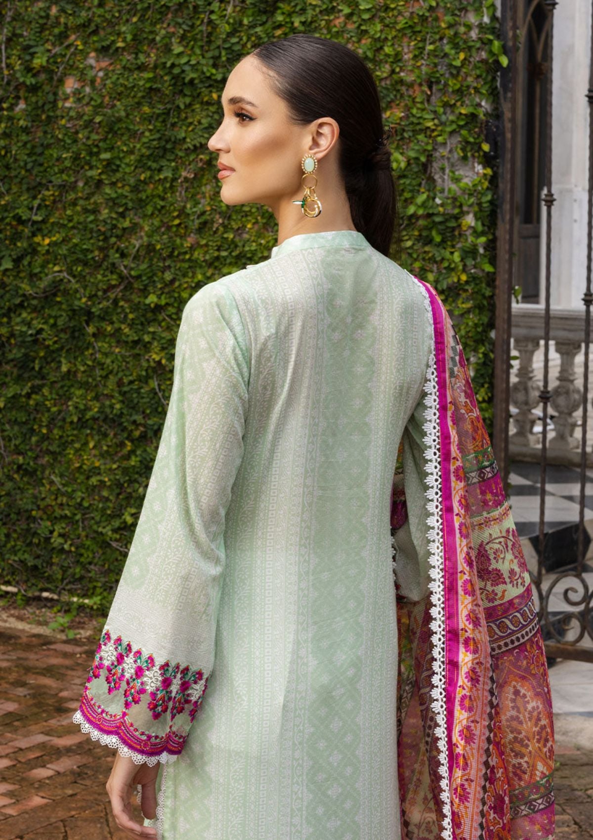 Lawn Collection - Zainab Chottani - Tahra - ZCT#7A - CORALINE