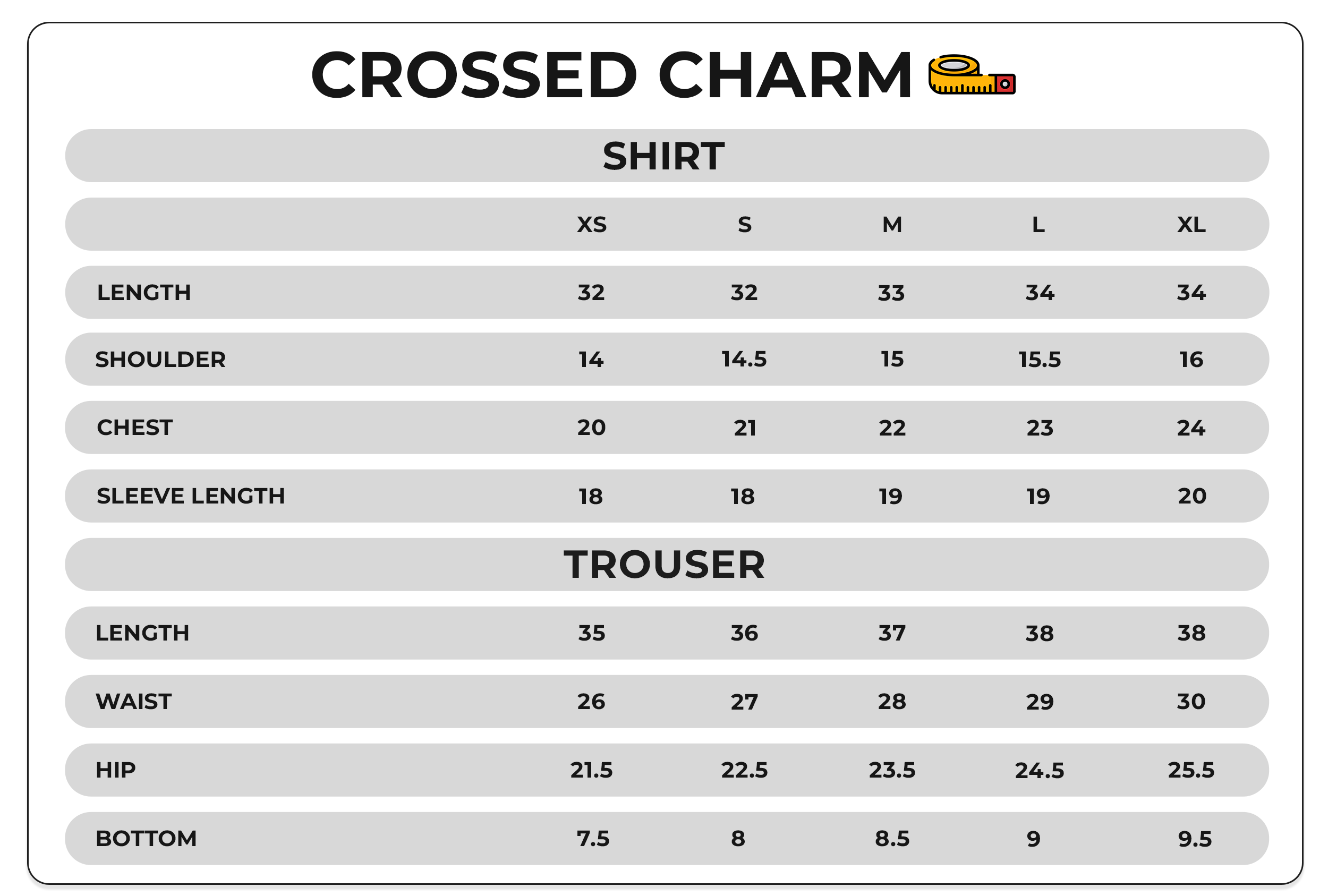 Size Chart Image