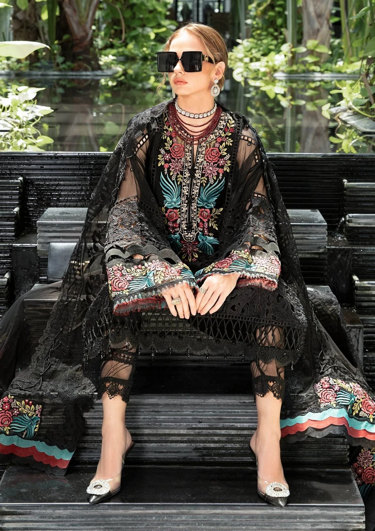 Lawn Collection - Maria B - Eid - EL#4 - Black