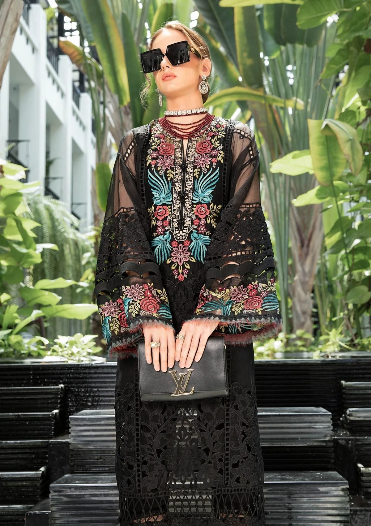 Lawn Collection - Maria B - Eid - EL#4 - Black