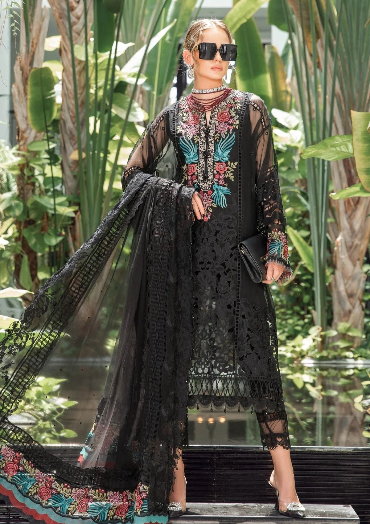 Lawn Collection - Maria B - Eid - EL#4 - Black