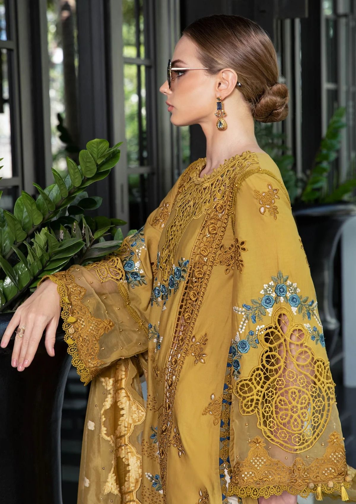 Lawn Collection - Maria B - Eid - EL#6 - Mustard