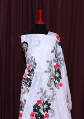 Lawn Collection - Rubaaiyat - Embroidered - Hand Print - RHP#1M