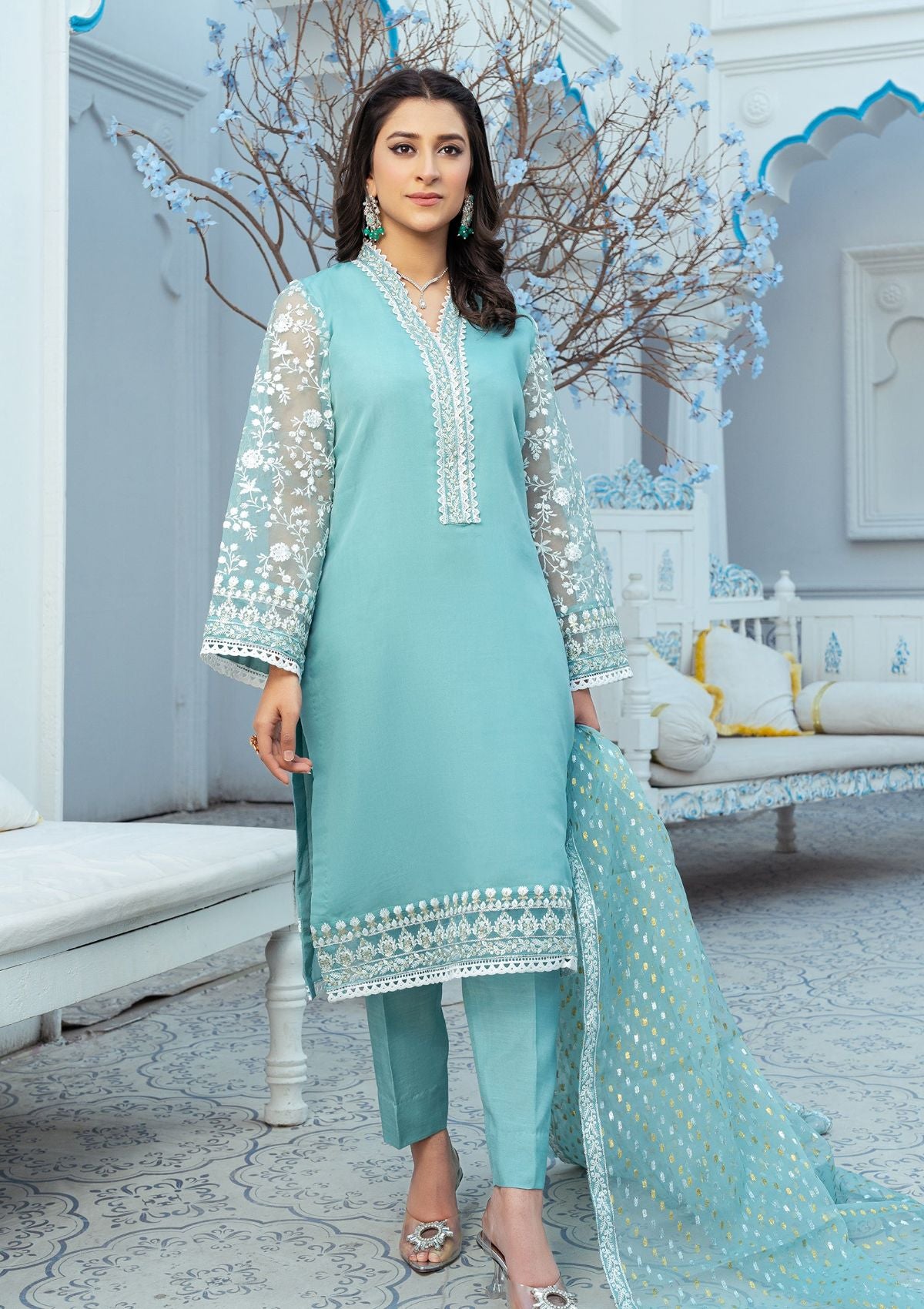 Stitched Collection - Fagosh - Luxury - Pret - Saaz