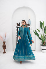 Pret Collection - Manahils - Saffiya - KURTI 106-TEAL