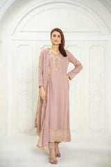 Pret Collection - Manahils - Saffiya - KURTI 123 - T Pink