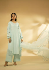 Winter Collection - Fozia Khalid - Silk Edit - Celestail Scerenity - D#14