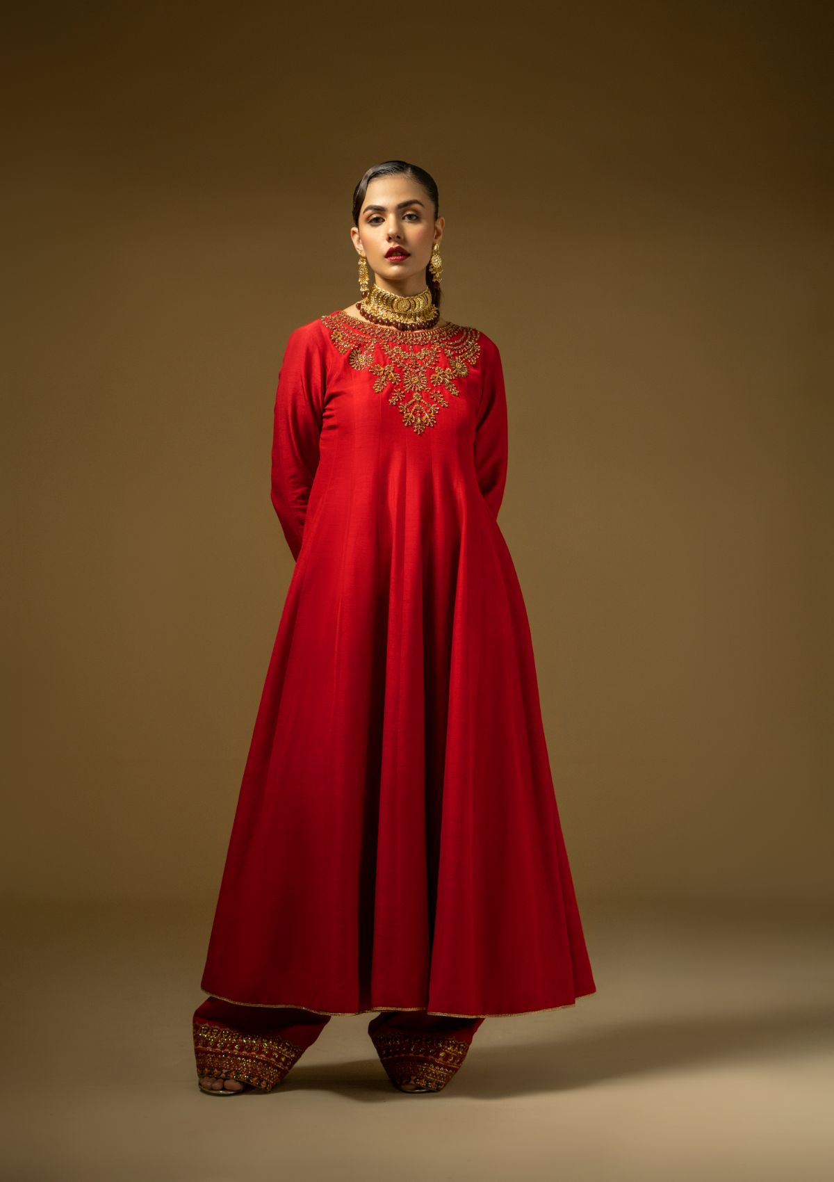 Winter Collection - Fozia Khalid - Silk Edit - Scarlet Dynasty - D#04