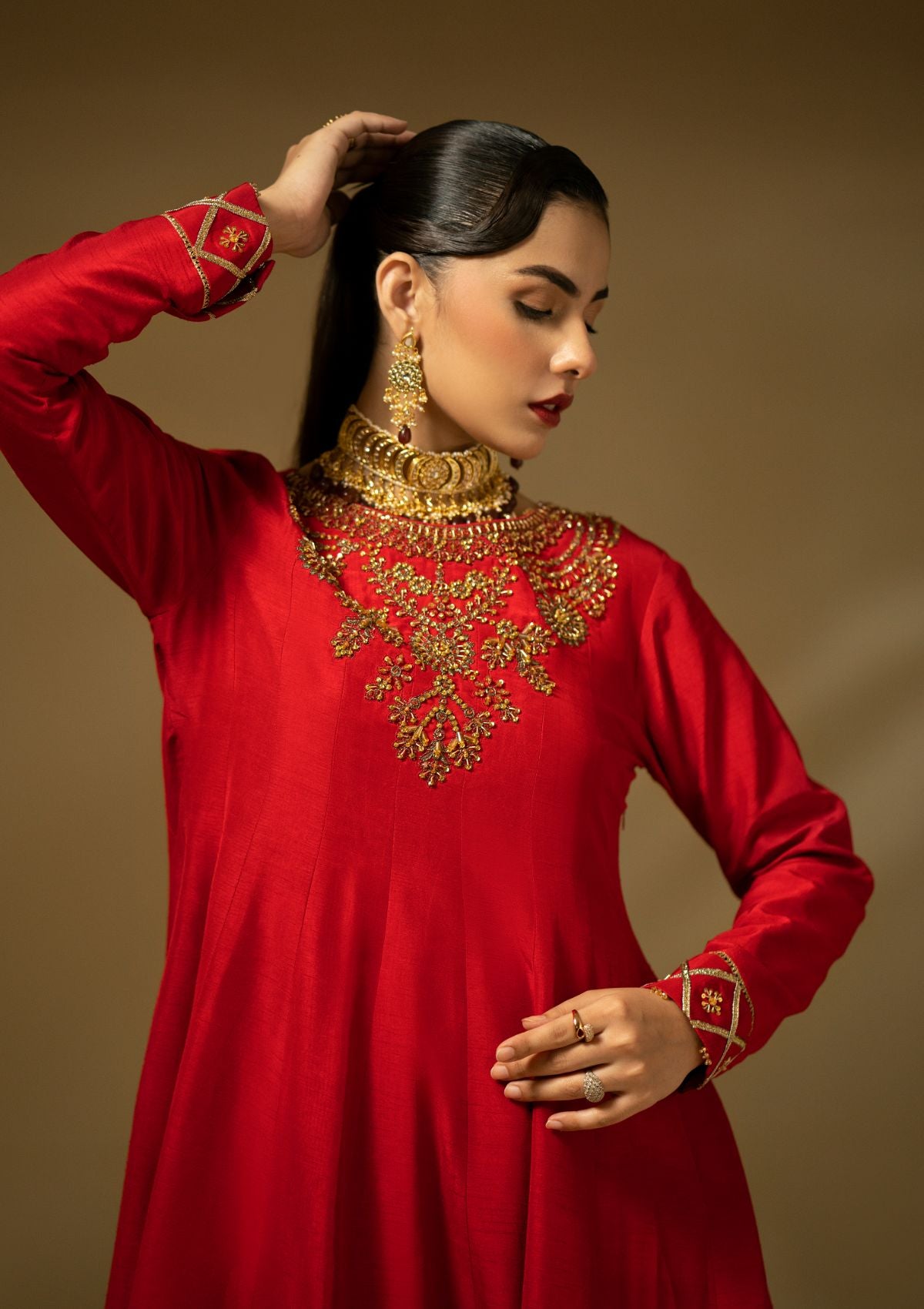 Winter Collection - Fozia Khalid - Silk Edit - Scarlet Dynasty - D#04