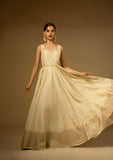 Winter Collection - Fozia Khalid - Silk Edit - Ivory Sequin - D#02