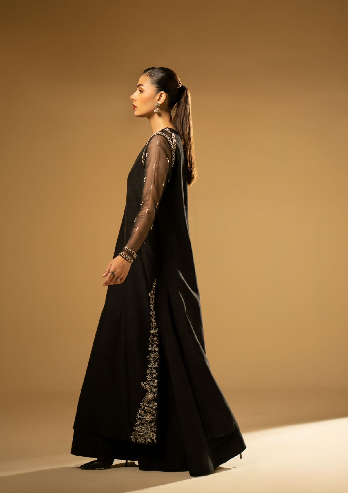 Winter Collection - Fozia Khalid - Silk Edit - Black Swan - D#03