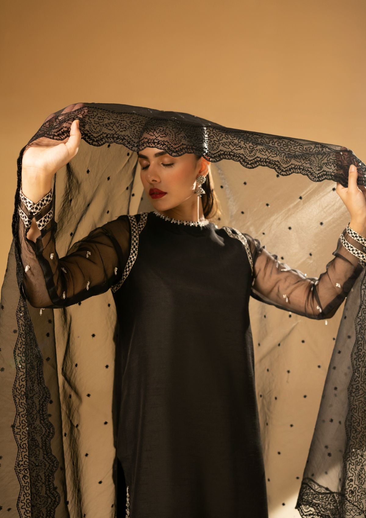 Winter Collection - Fozia Khalid - Silk Edit - Black Swan - D#03