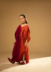 Kids Collection - Fozia Khalid - Silk Edit - Split Tone Kaftan