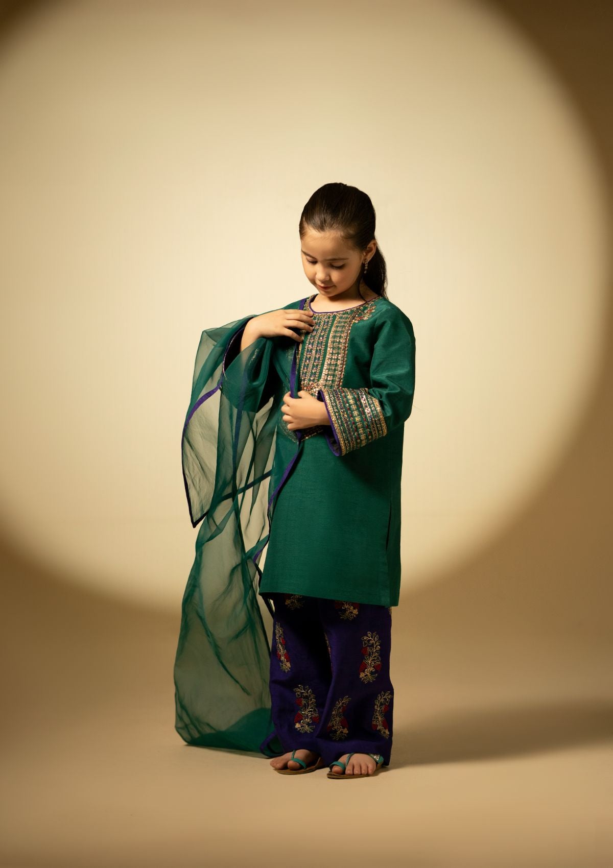 Winter Collection - Fozia Khalid - Silk Edit - Emerald Craftsmanship - D#01