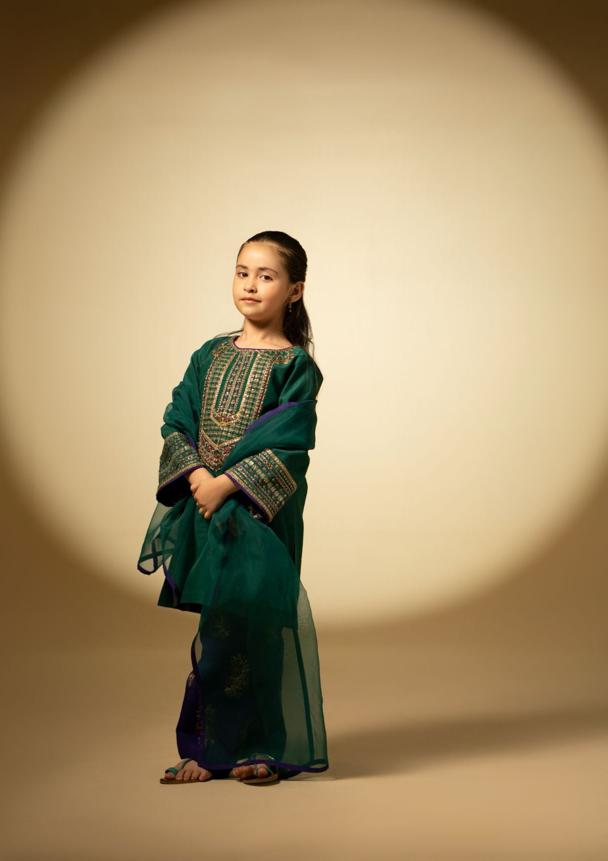 Kids Collection - Fozia Khalid - Silk Edit - Emerald Craftmanship