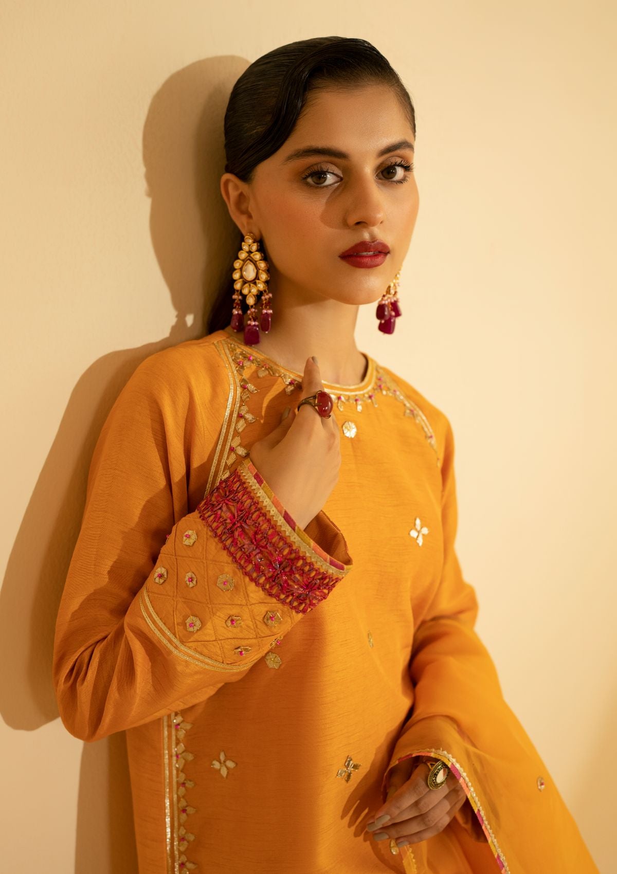 Winter Collection - Fozia Khalid - Silk Edit - Luxe Amber - D#05