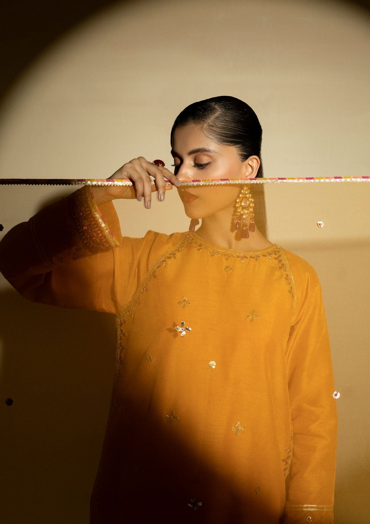 Winter Collection - Fozia Khalid - Silk Edit - Luxe Amber - D#05