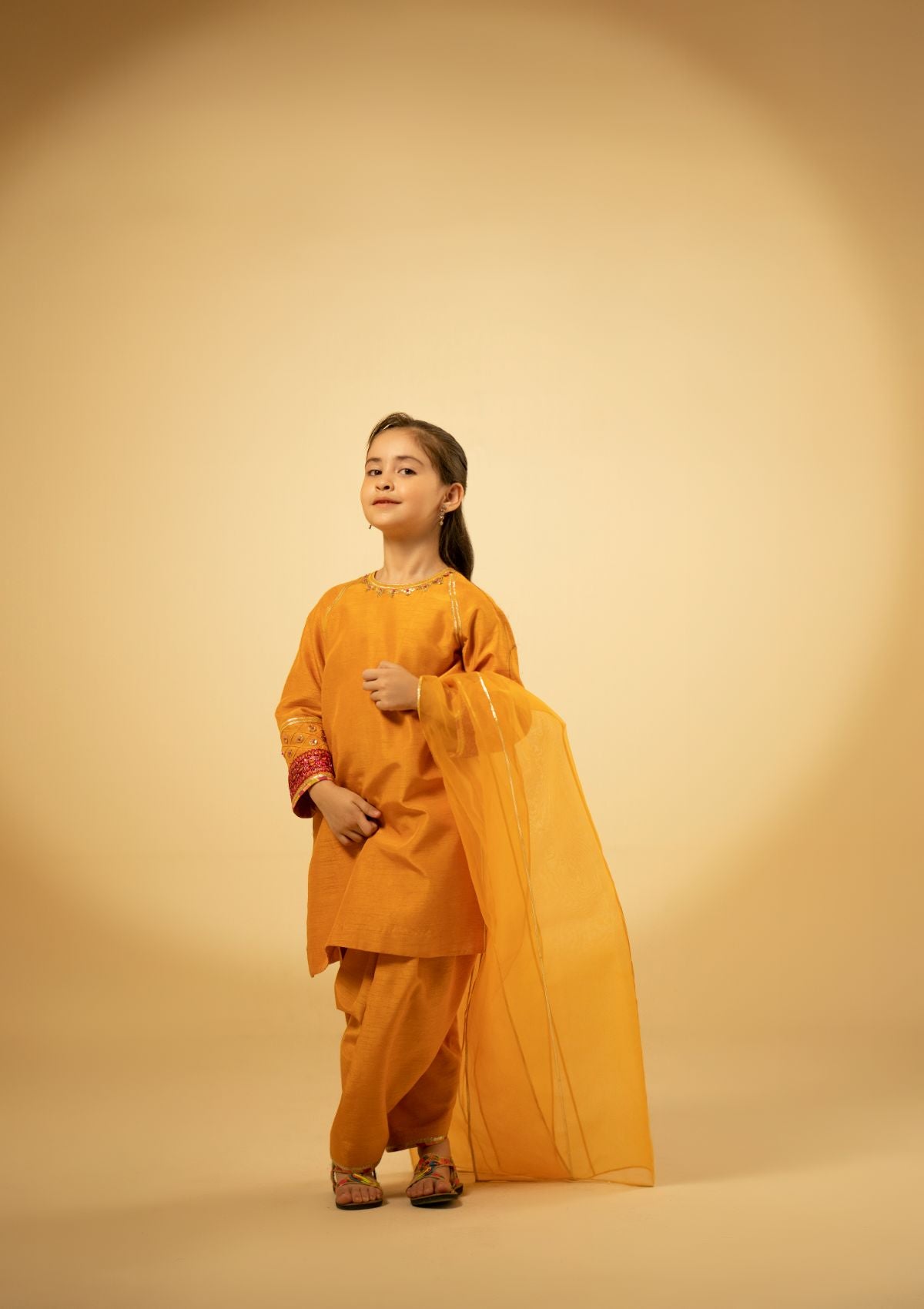Kids Collection - Fozia Khalid - Silk Edit - luxe Amber