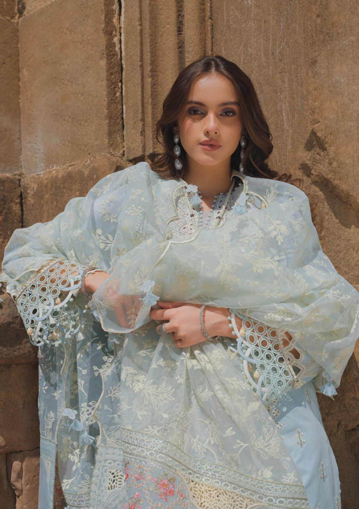 Lawn Collection - Qalamkar - Luxury - Eid Edit - BE-02 MINA