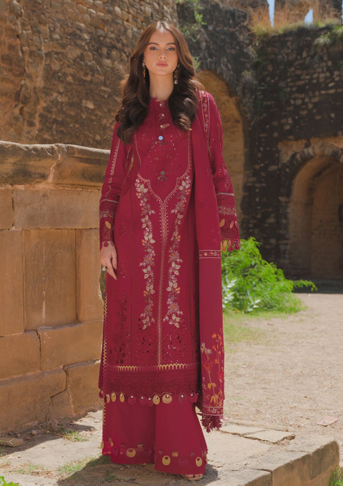 Lawn Collection - Qalamkar - Luxury - Eid Edit - BE-06 RHEA