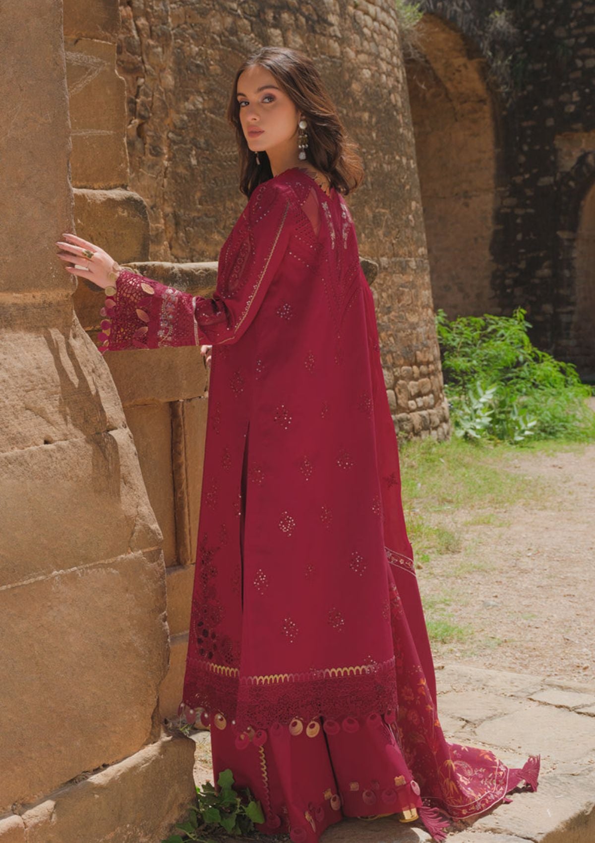 Lawn Collection - Qalamkar - Luxury - Eid Edit - BE-06 RHEA