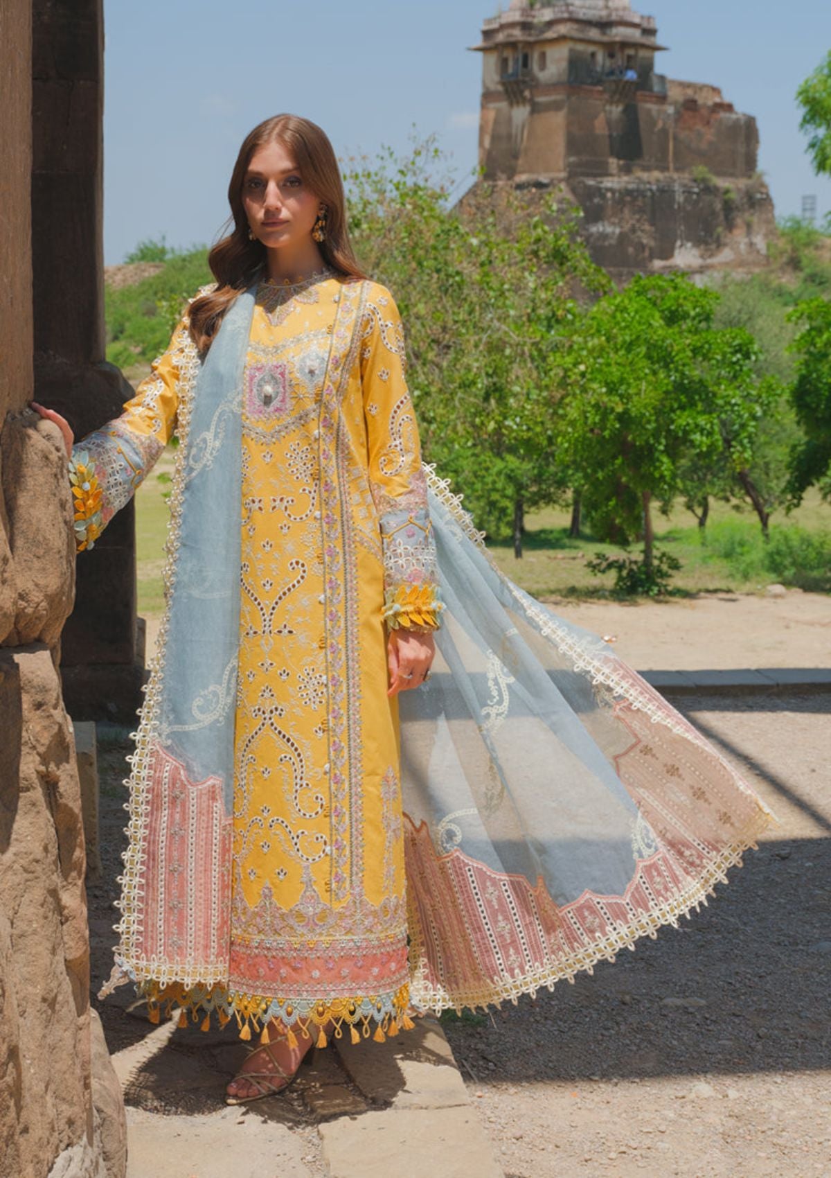 Lawn Collection - Qalamkar - Luxury - Eid Edit - BE-05 ASRA