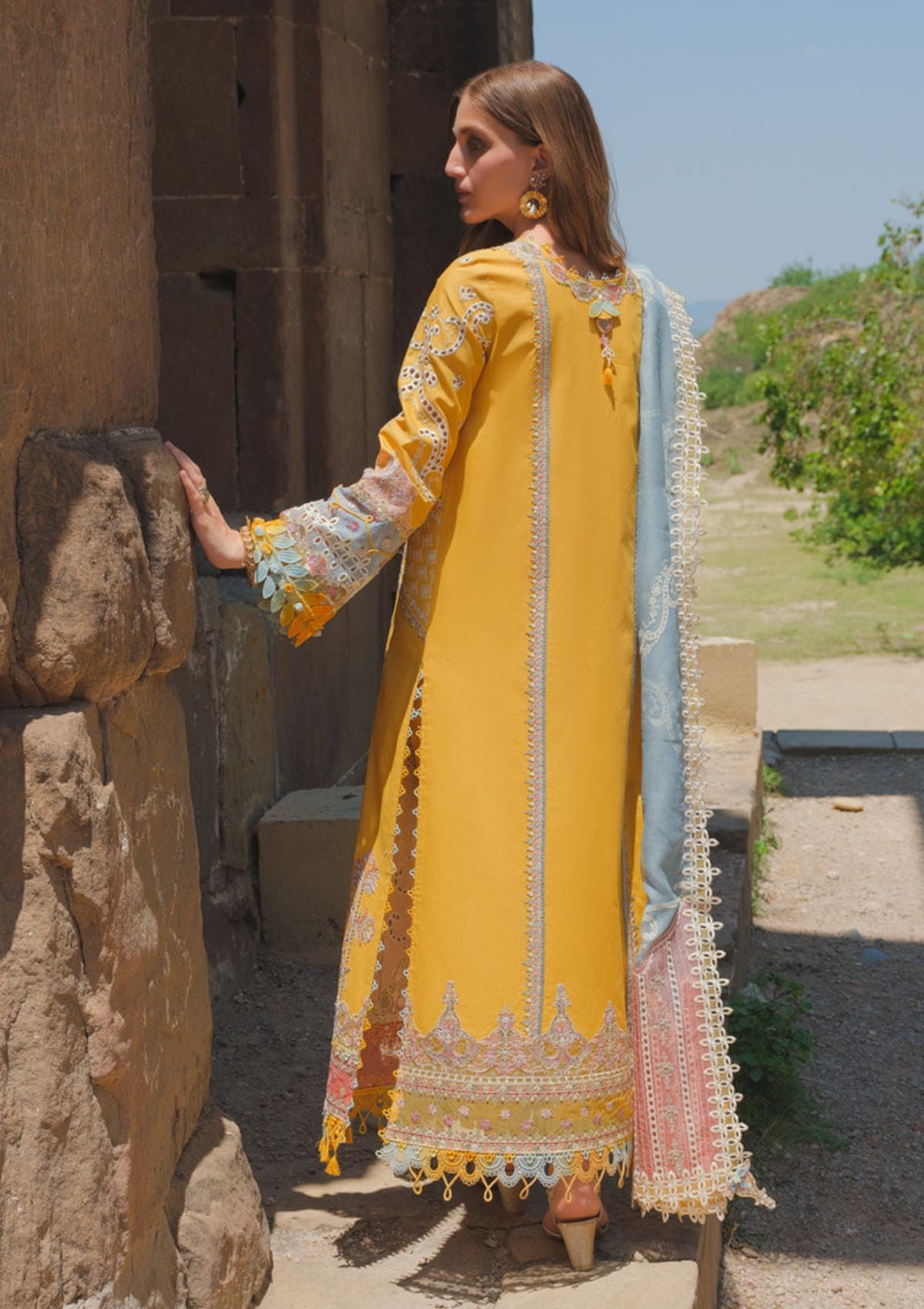 Lawn Collection - Qalamkar - Luxury - Eid Edit - BE-05 ASRA